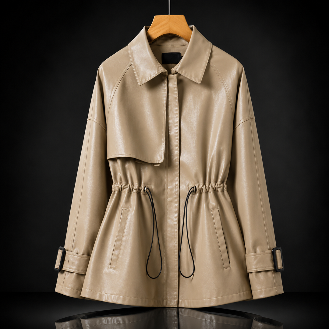 Sofia Leather Blazer