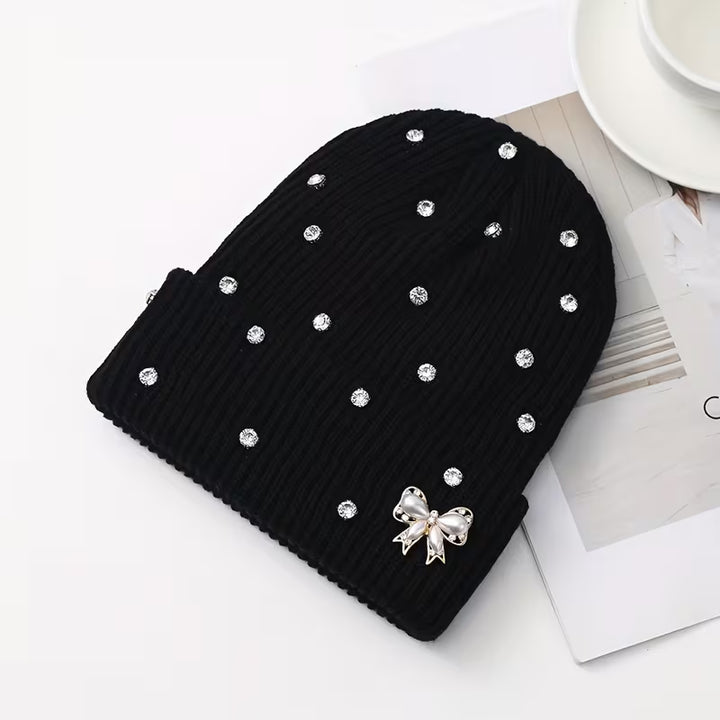 Aviana Crystal Knit Beanie