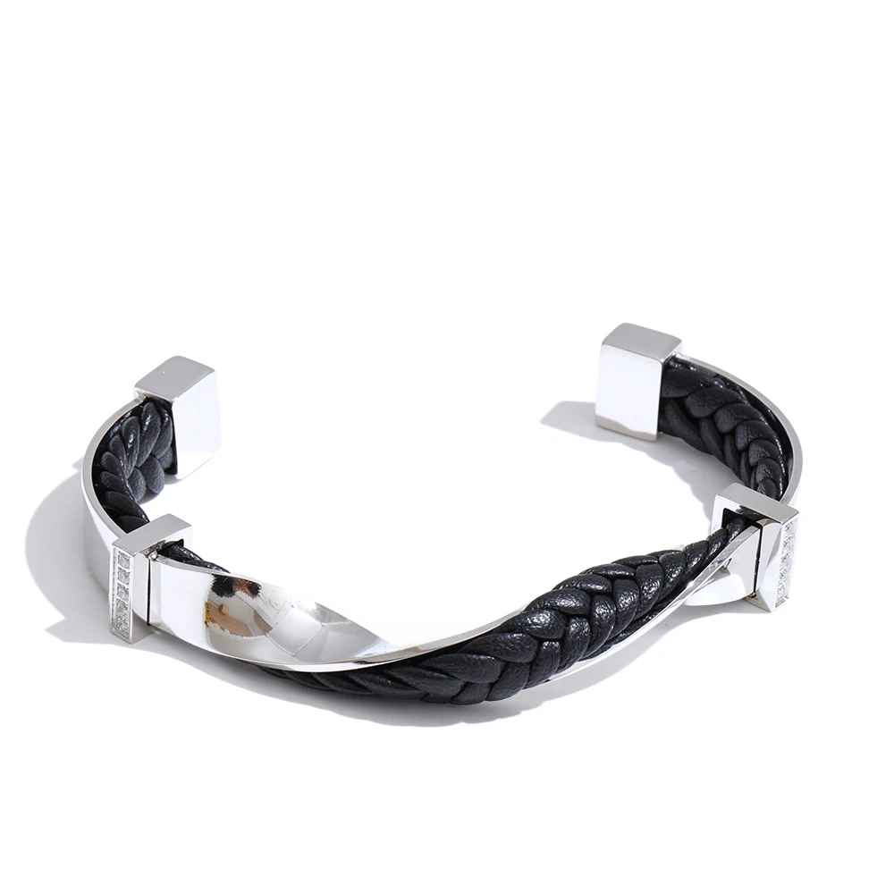 Veyron Braided Cuff Bracelet