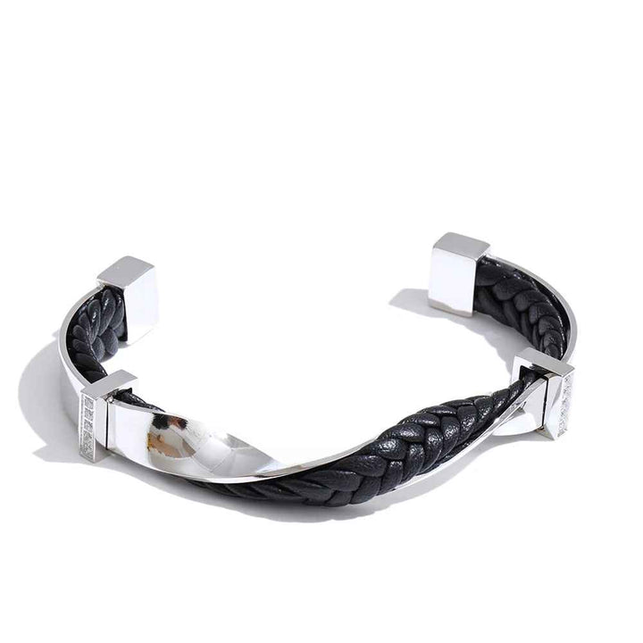 Veyron Braided Cuff Bracelet
