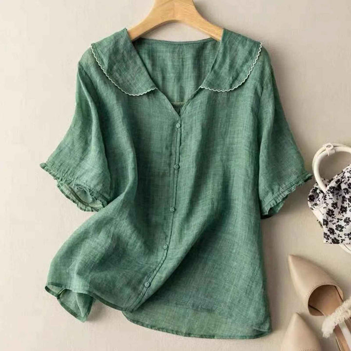 Clara Linen Blouse