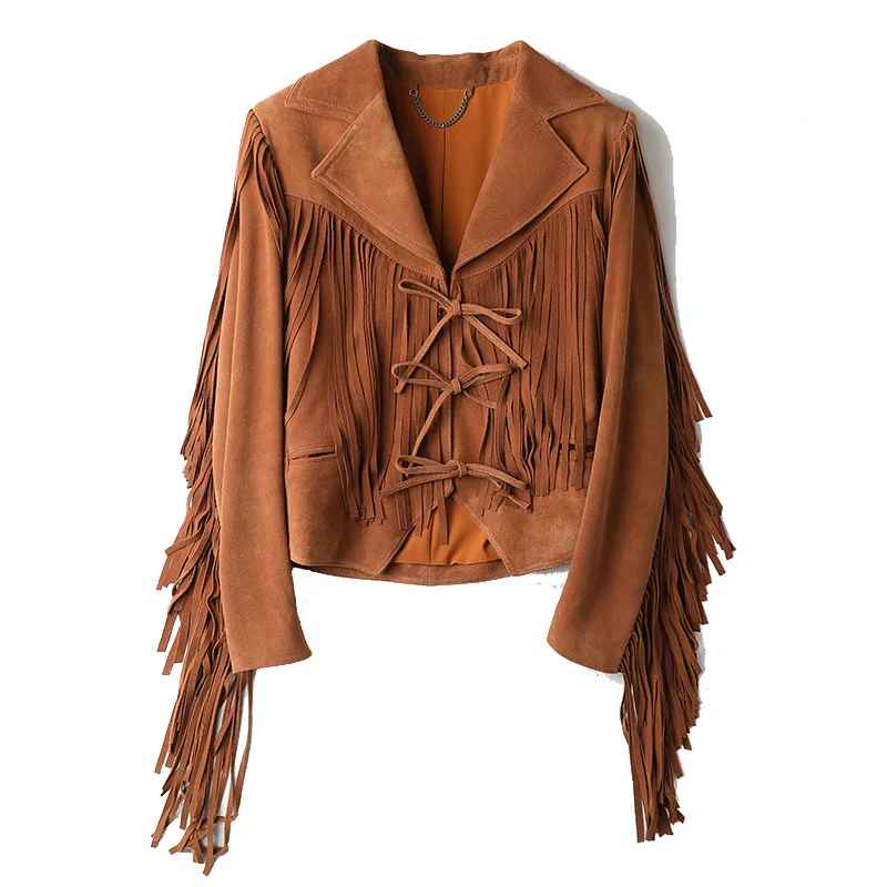 Valeria Suede Frinb Blazer