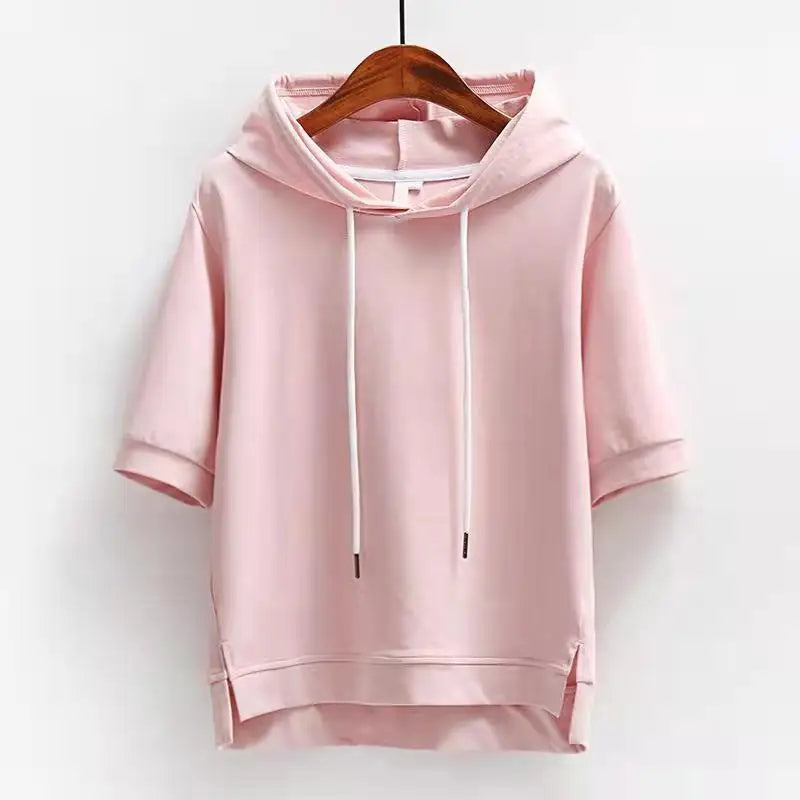 Willow Cotton Short Sleeve Hoodie