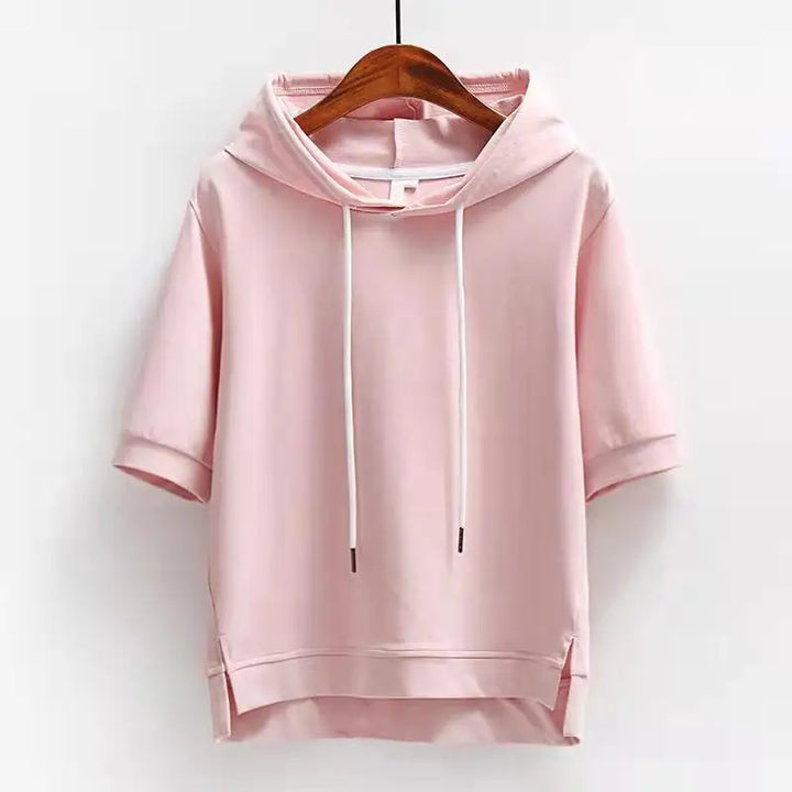 Willow Cotton Short Sleeve Hoodie