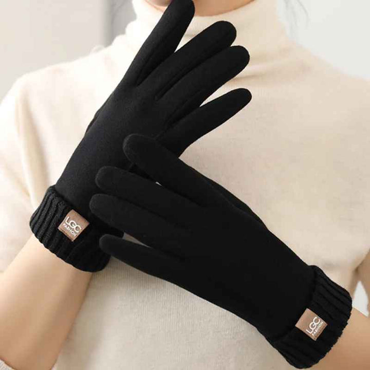 Avery Knit Cuff Gloves