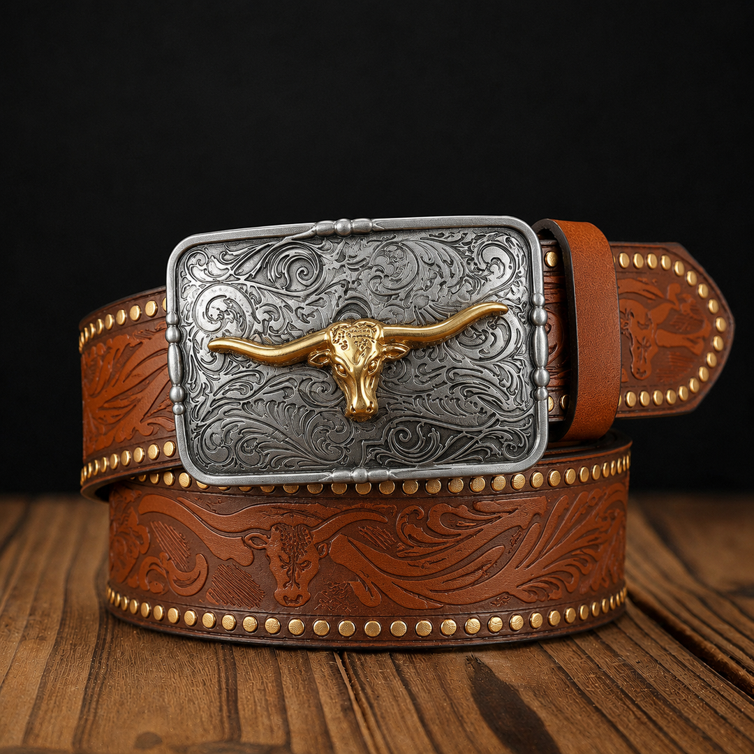 Weston Longhorn Leather Belt