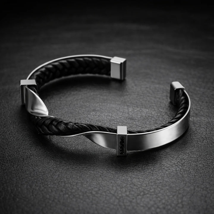 Veyron Braided Cuff Bracelet