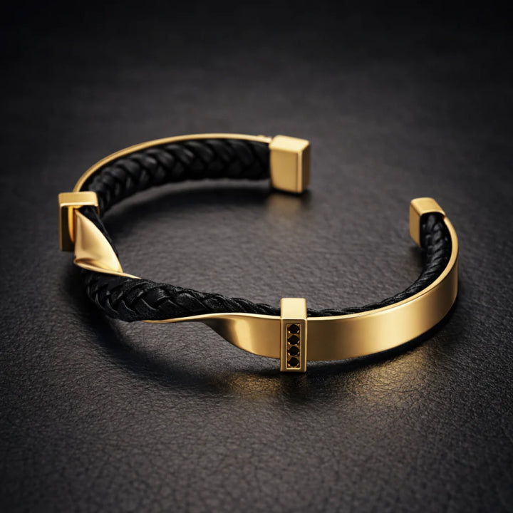 Veyron Braided Cuff Bracelet