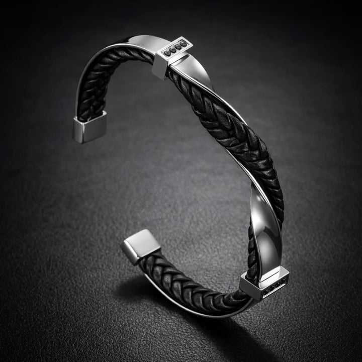 Veyron Braided Cuff Bracelet