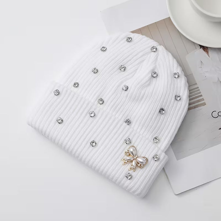 Aviana Crystal Knit Beanie