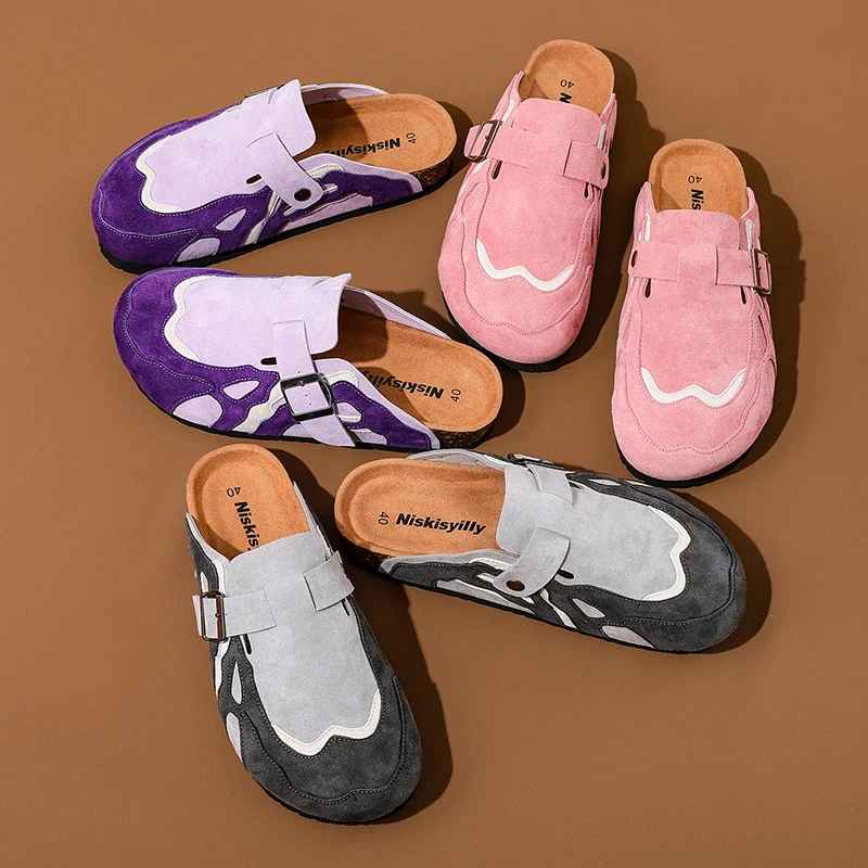 Reese Leather Cork Mules