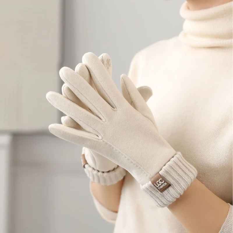 Avery Knit Cuff Gloves