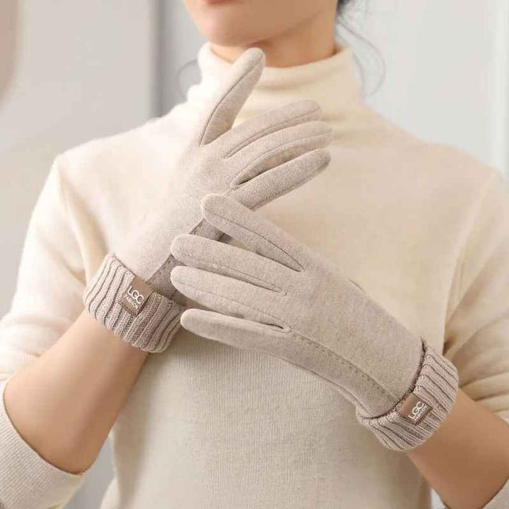 Avery Knit Cuff Gloves