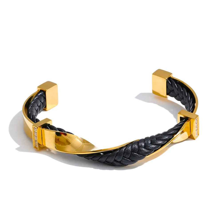 Veyron Braided Cuff Bracelet