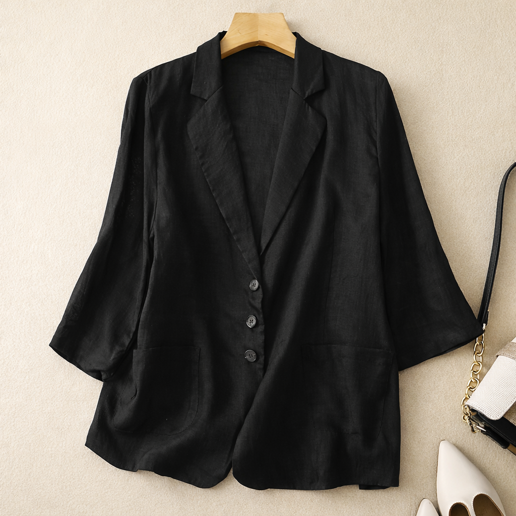 Aurora Linen Blazer