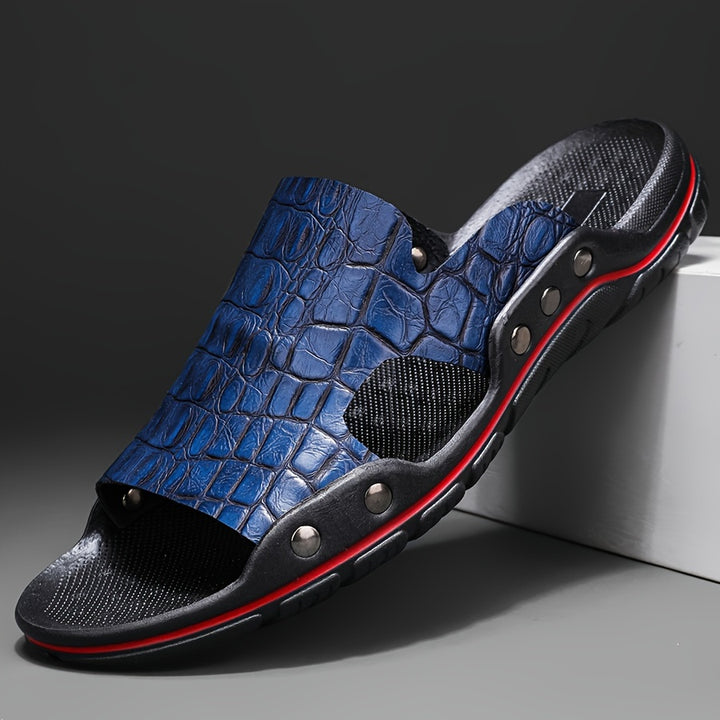 Arlo Leather Slides