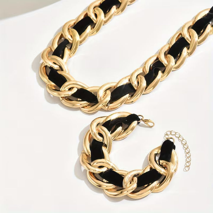 Celeste Link Necklace Set
