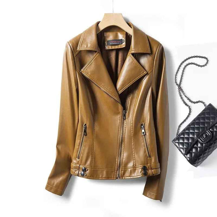 Valeria Leather Blazer
