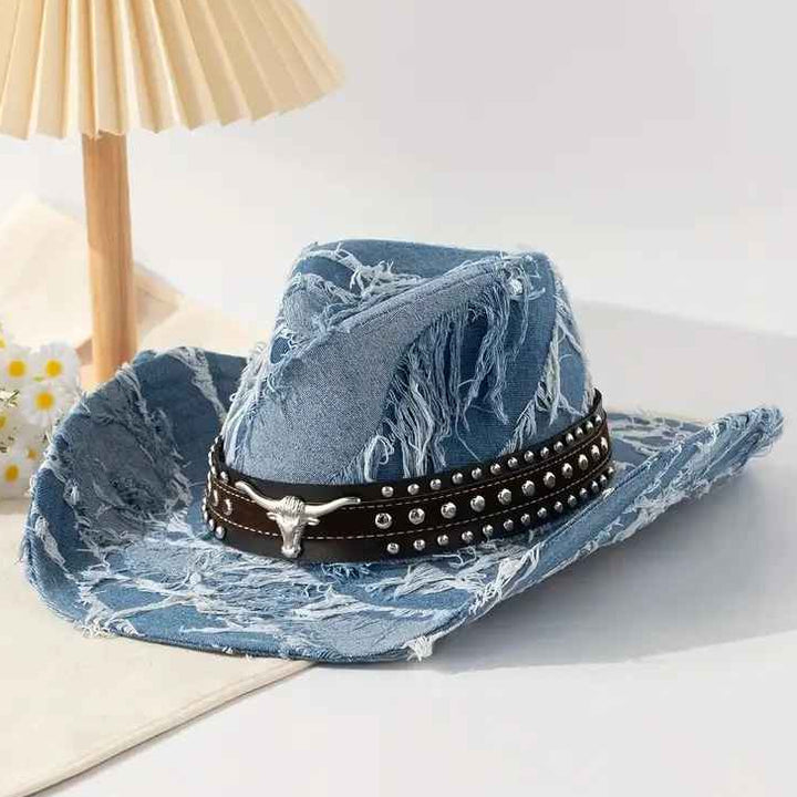 Rangler Denim Distressed Hat