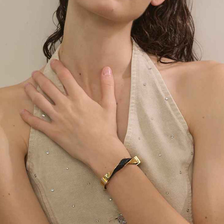 Veyron Braided Cuff Bracelet