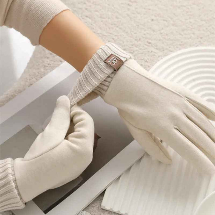 Avery Knit Cuff Gloves