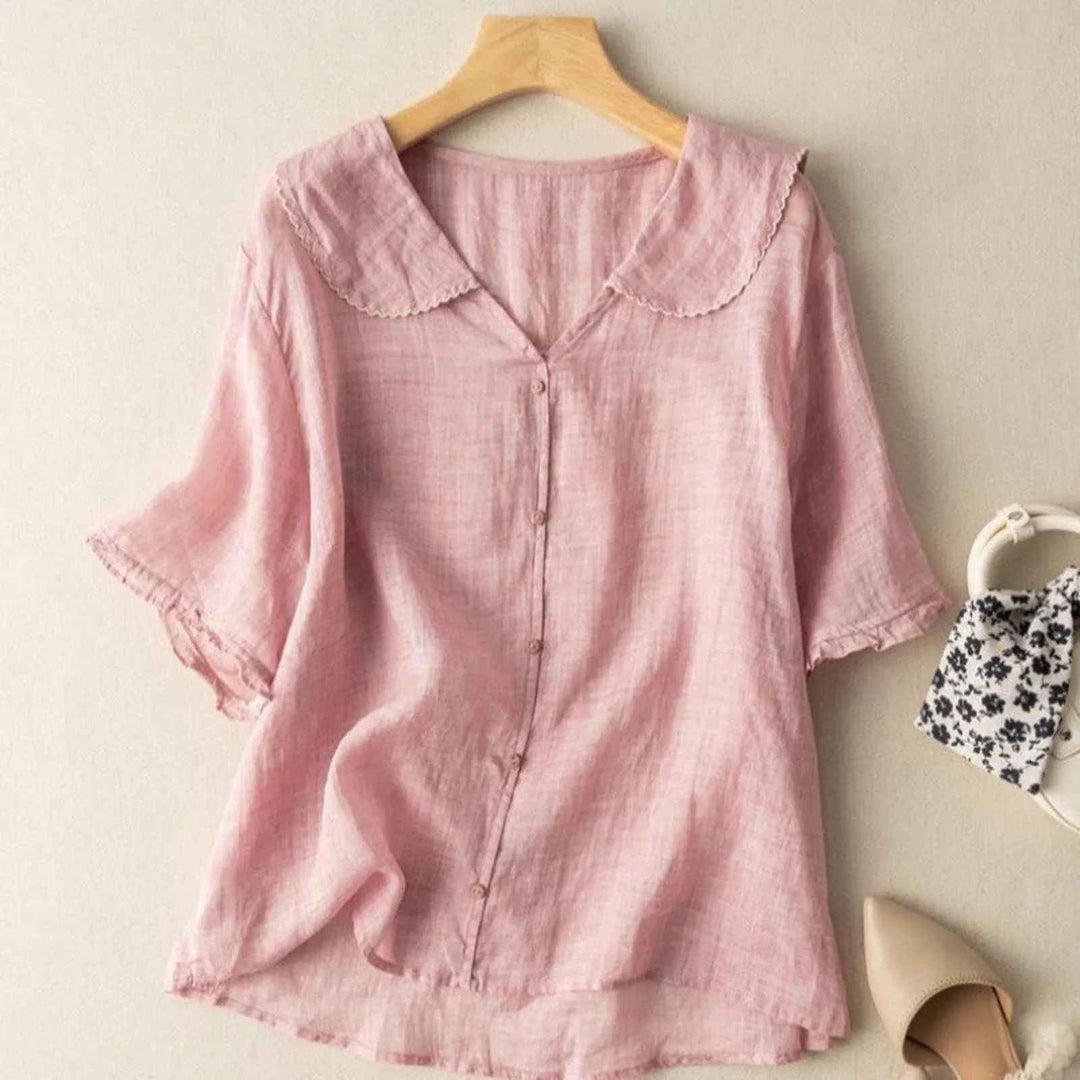 Clara Linen Blouse