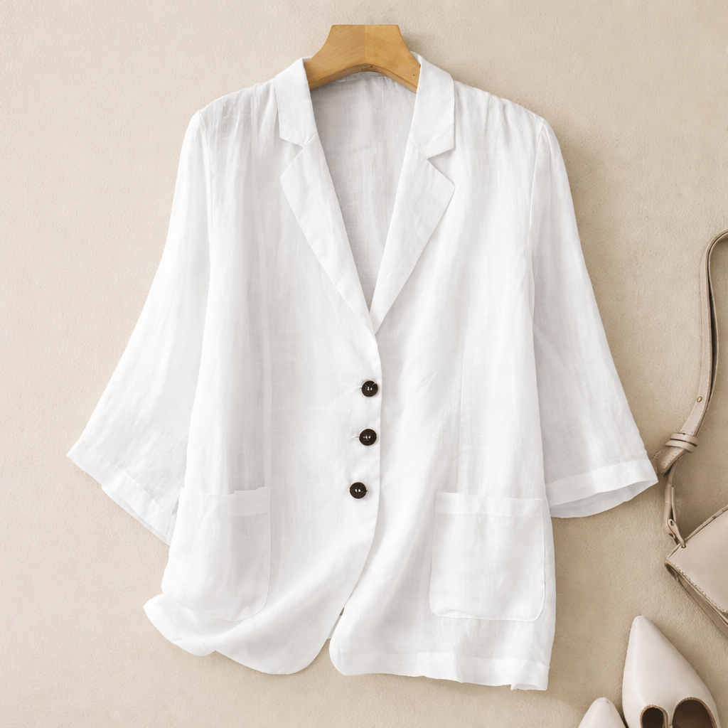 Aurora Linen Blazer