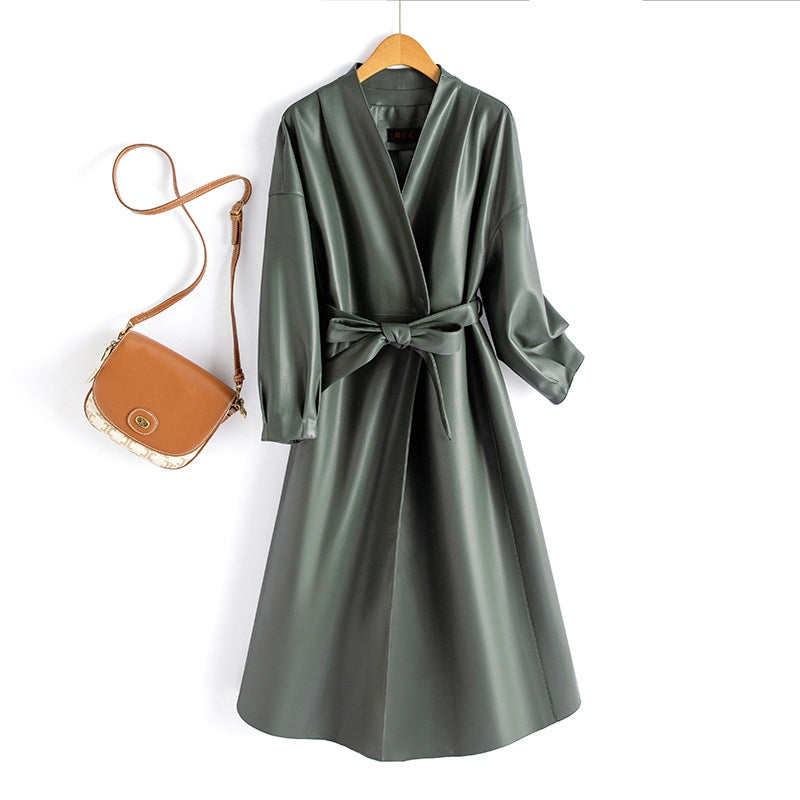 Rayanna Leather Blazer Dress