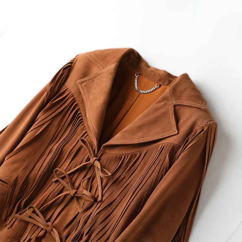 Valeria Suede Frinb Blazer