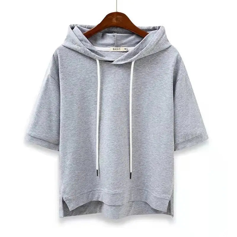 Willow Cotton Short Sleeve Hoodie