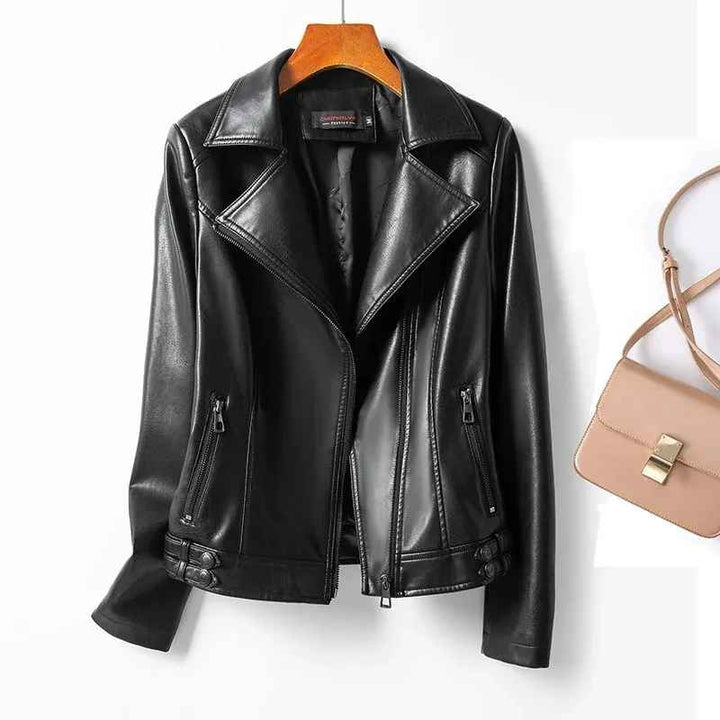 Valeria Leather Blazer