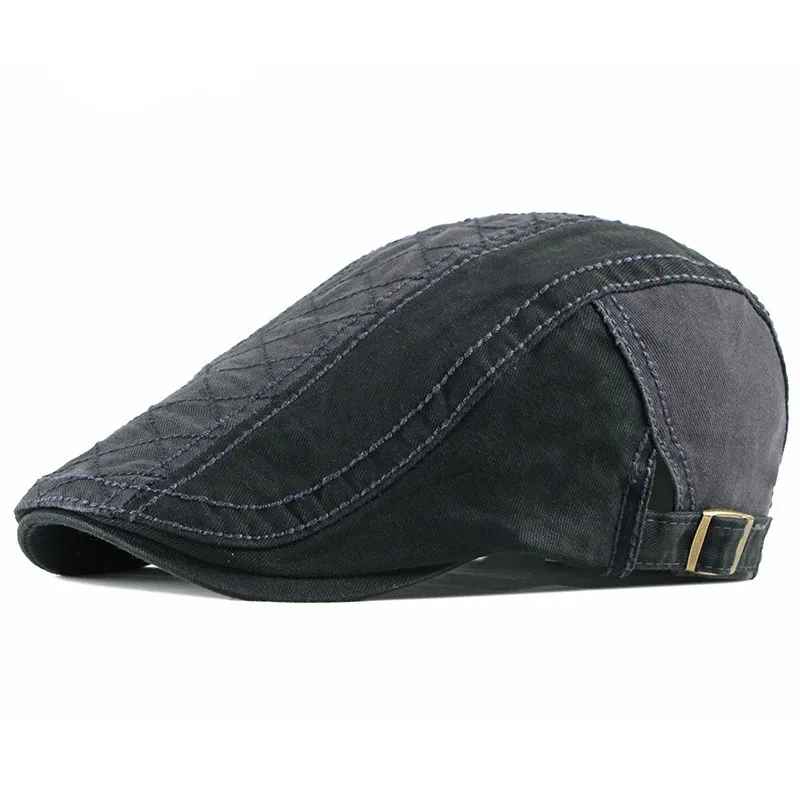 Weston Denim Flat Cap