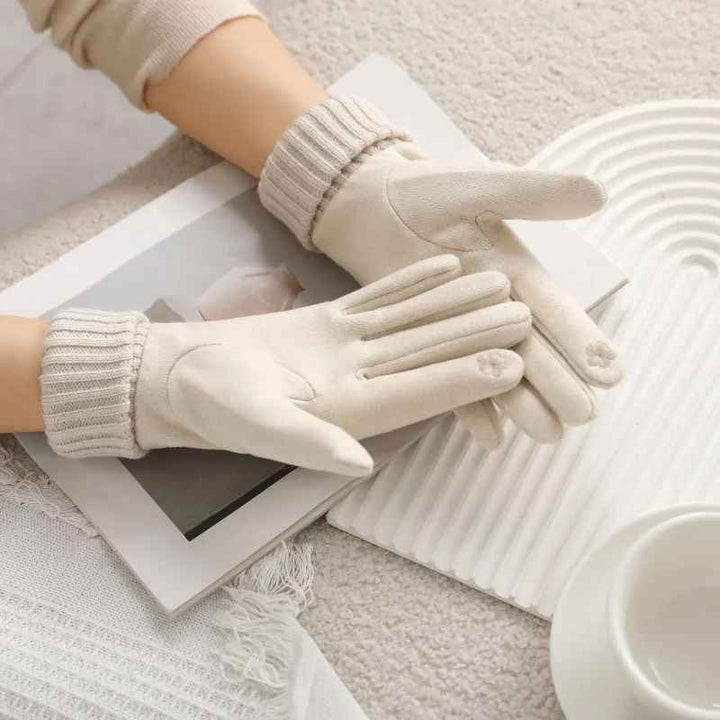 Avery Knit Cuff Gloves