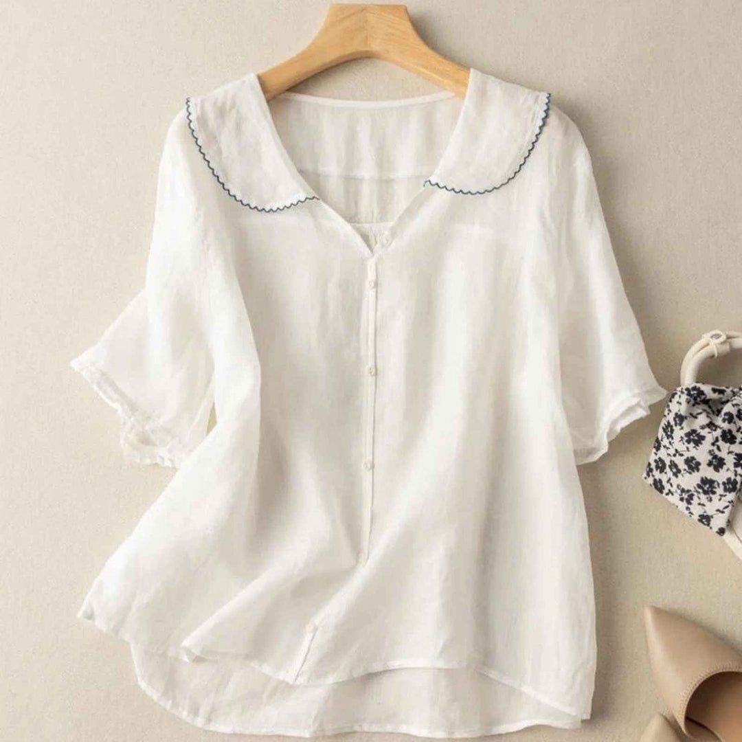 Clara Linen Blouse