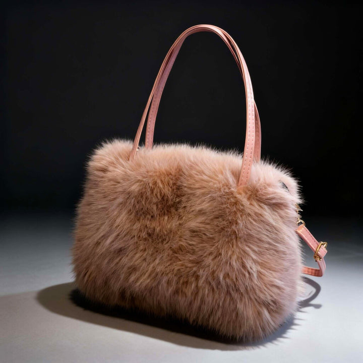 Siberian Aurora Fur Handbag