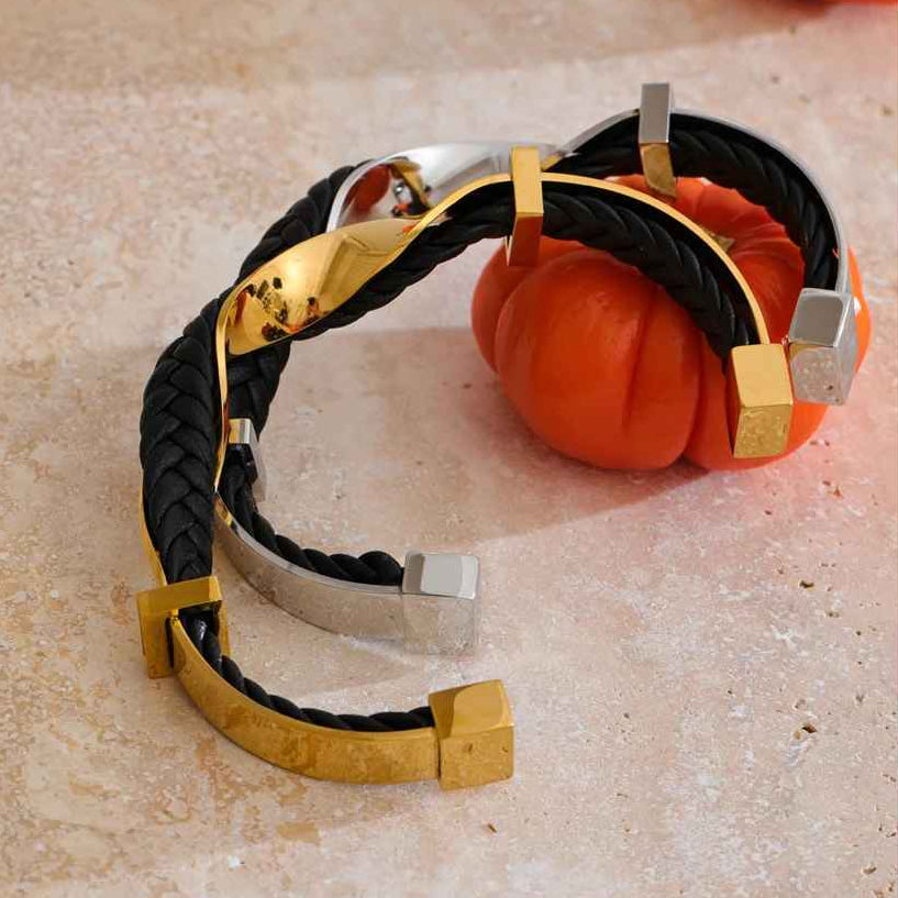 Veyron Braided Cuff Bracelet