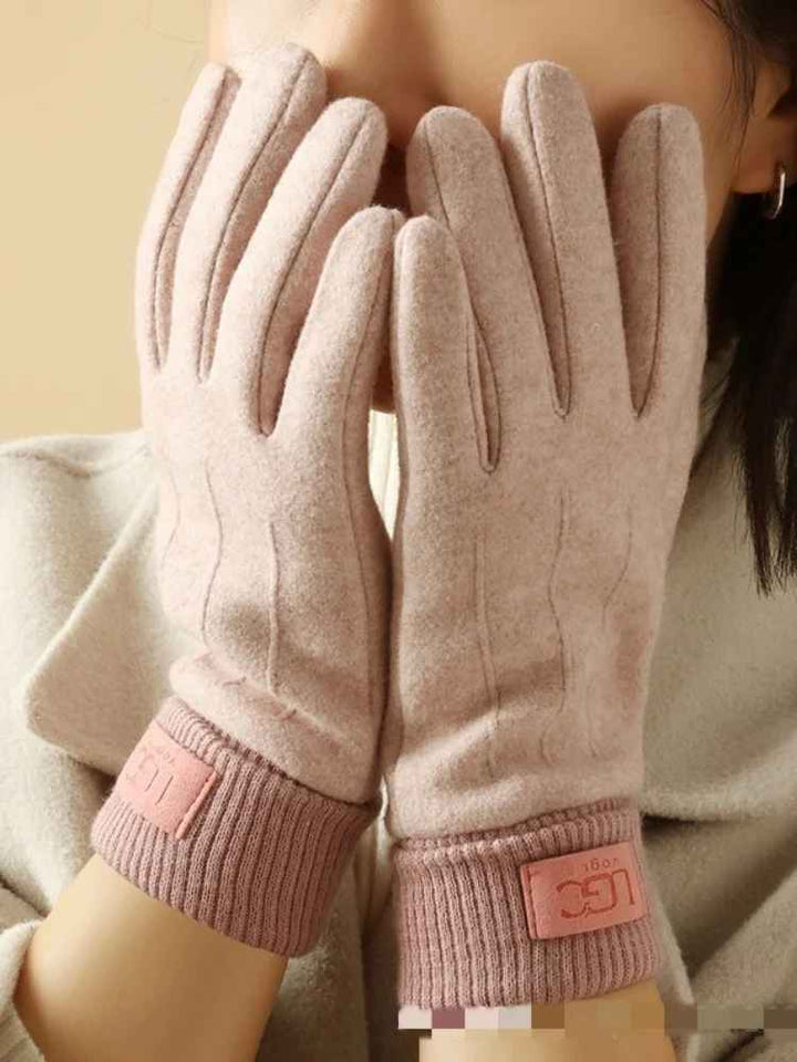 Avery Knit Cuff Gloves