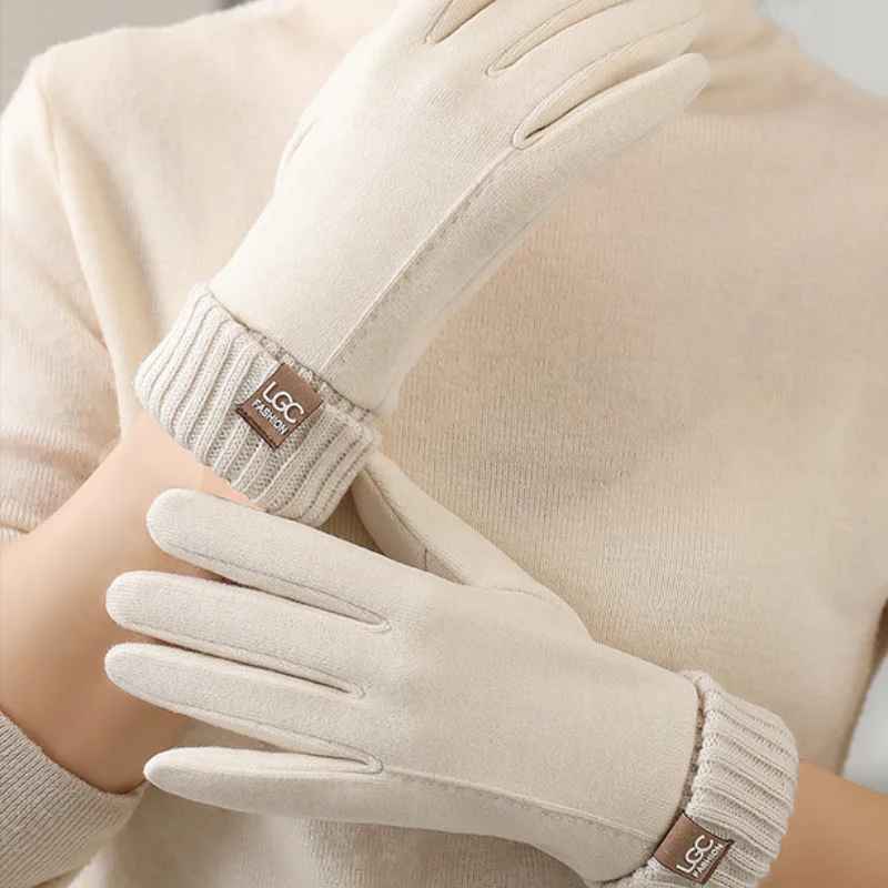 Avery Knit Cuff Gloves