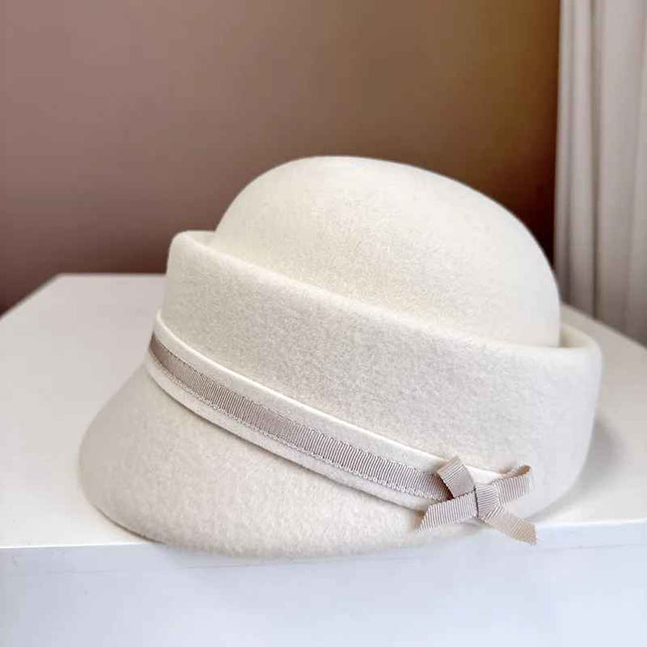 Aurelia Wool Cloche Hat