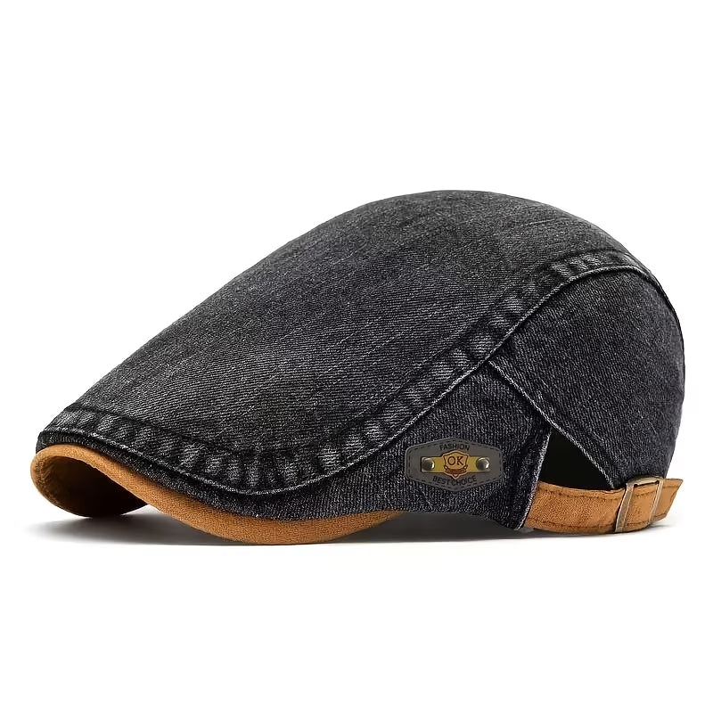 Hudson Denim Flat Cap