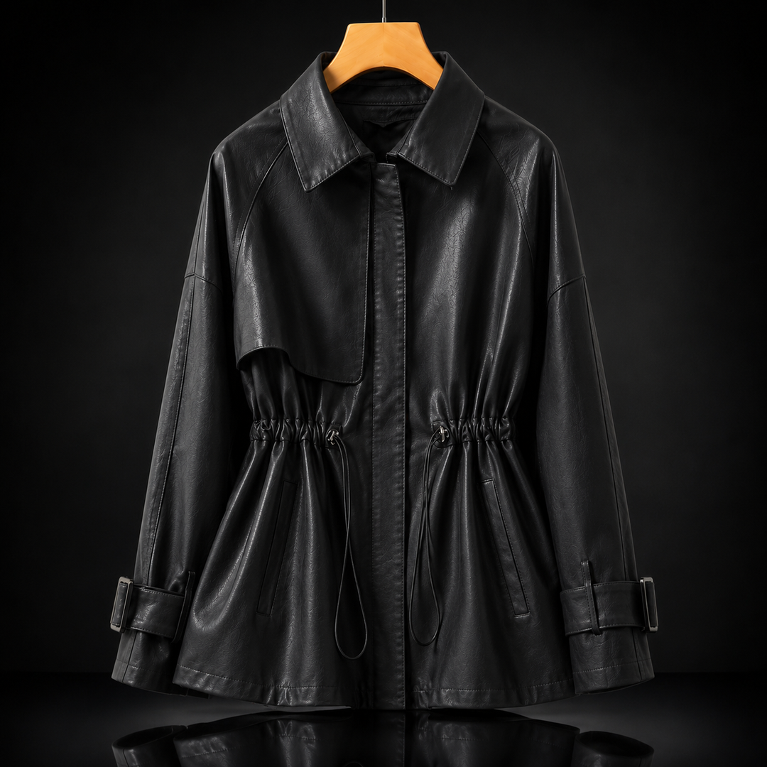 Sofia Leather Blazer