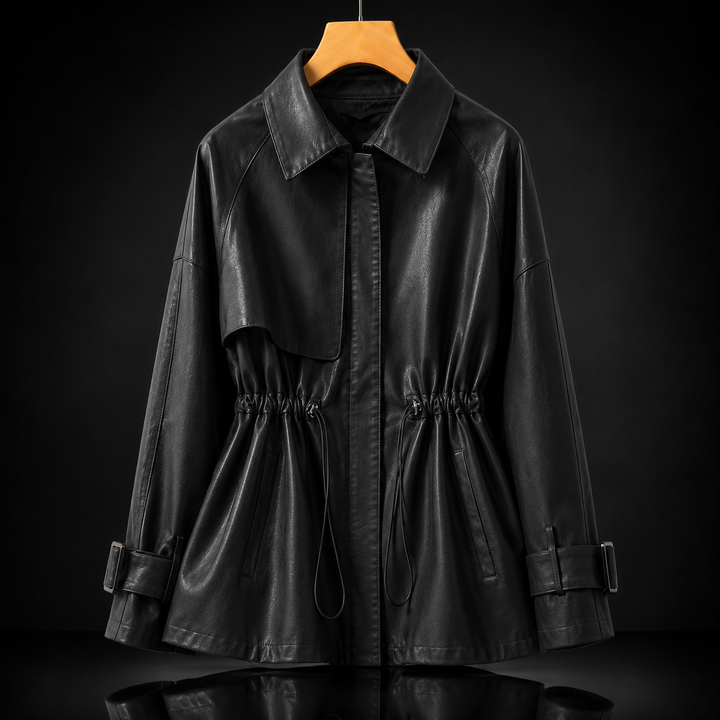 Sofia Leather Blazer