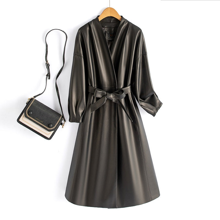 Rayanna Leather Blazer Dress