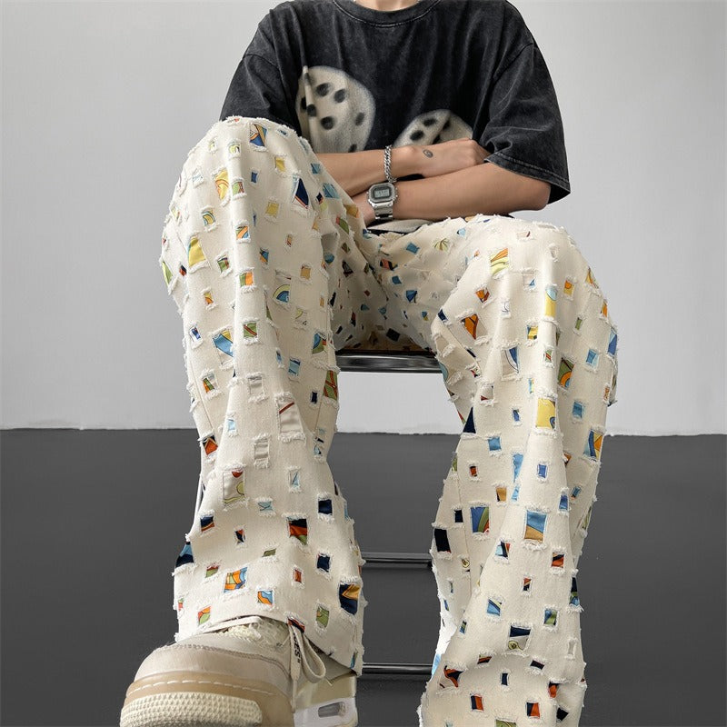 Mosaic Patchwork Pants