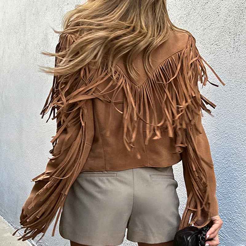 Valeria Suede Frinb Blazer
