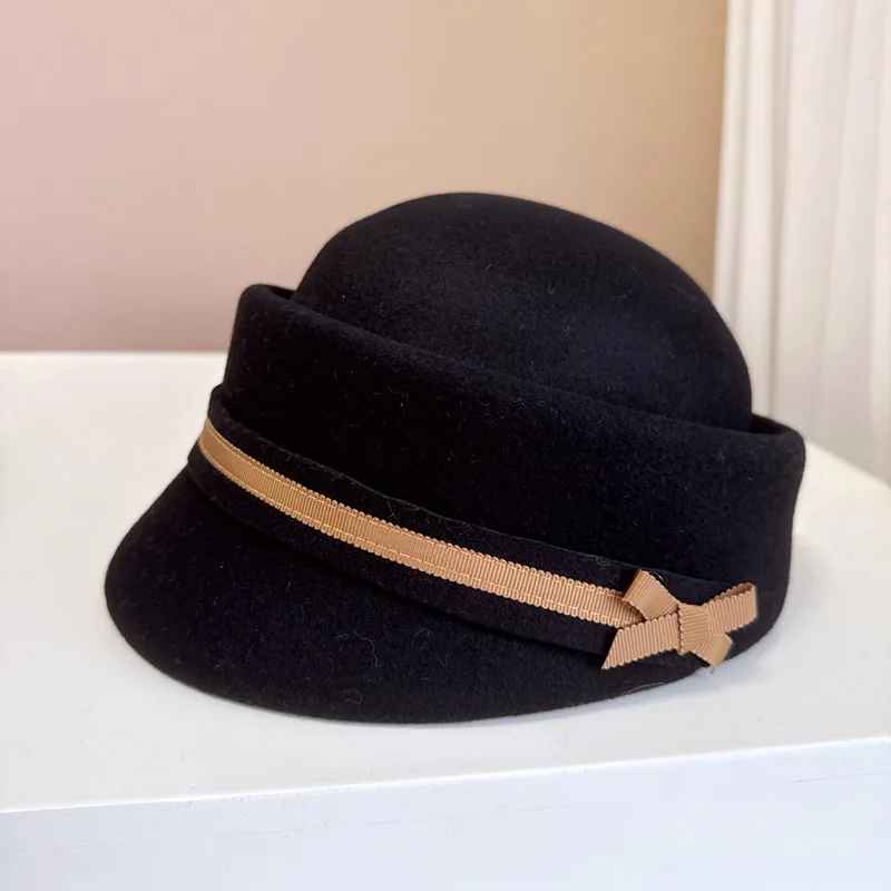Aurelia Wool Cloche Hat