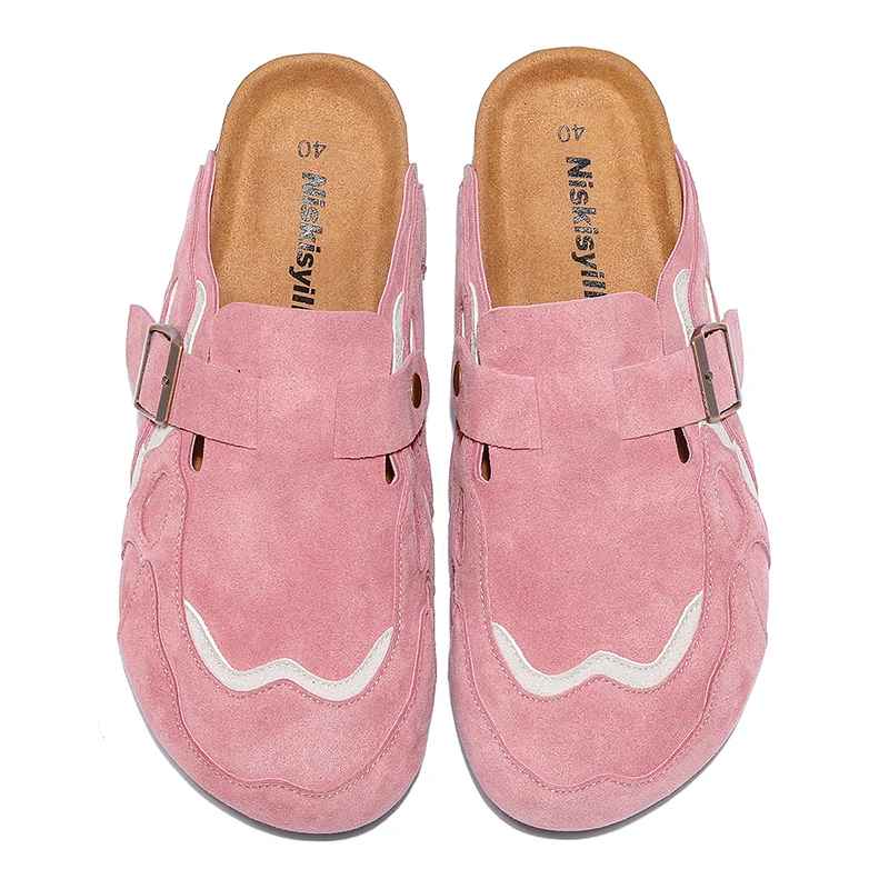 Reese Leather Cork Mules