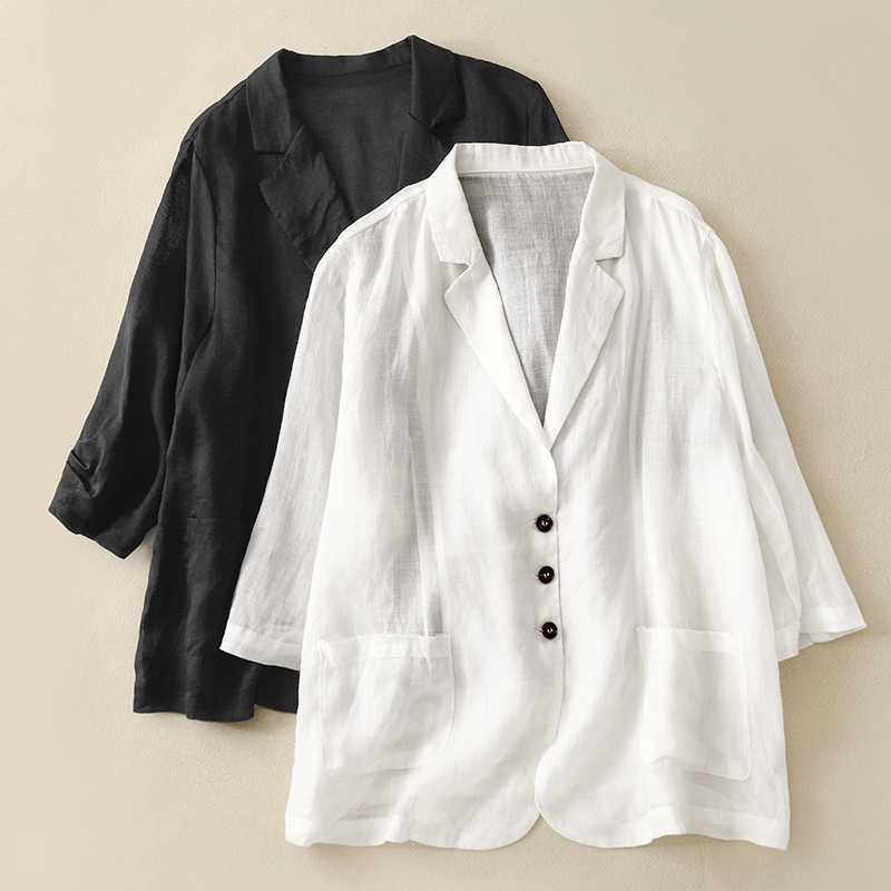 Aurora Linen Blazer