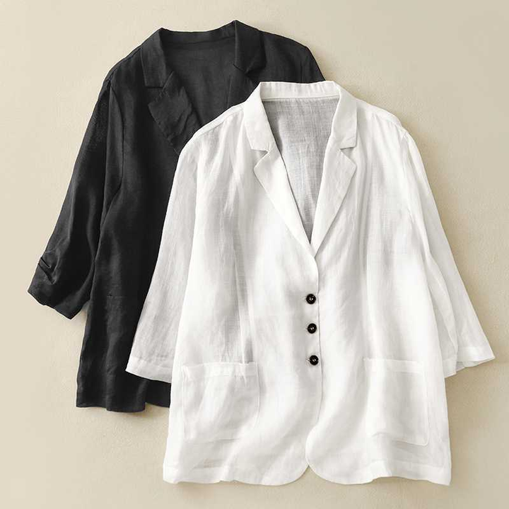 Aurora Linen Blazer