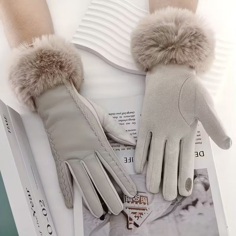 Aurora Mink Fur Gloves